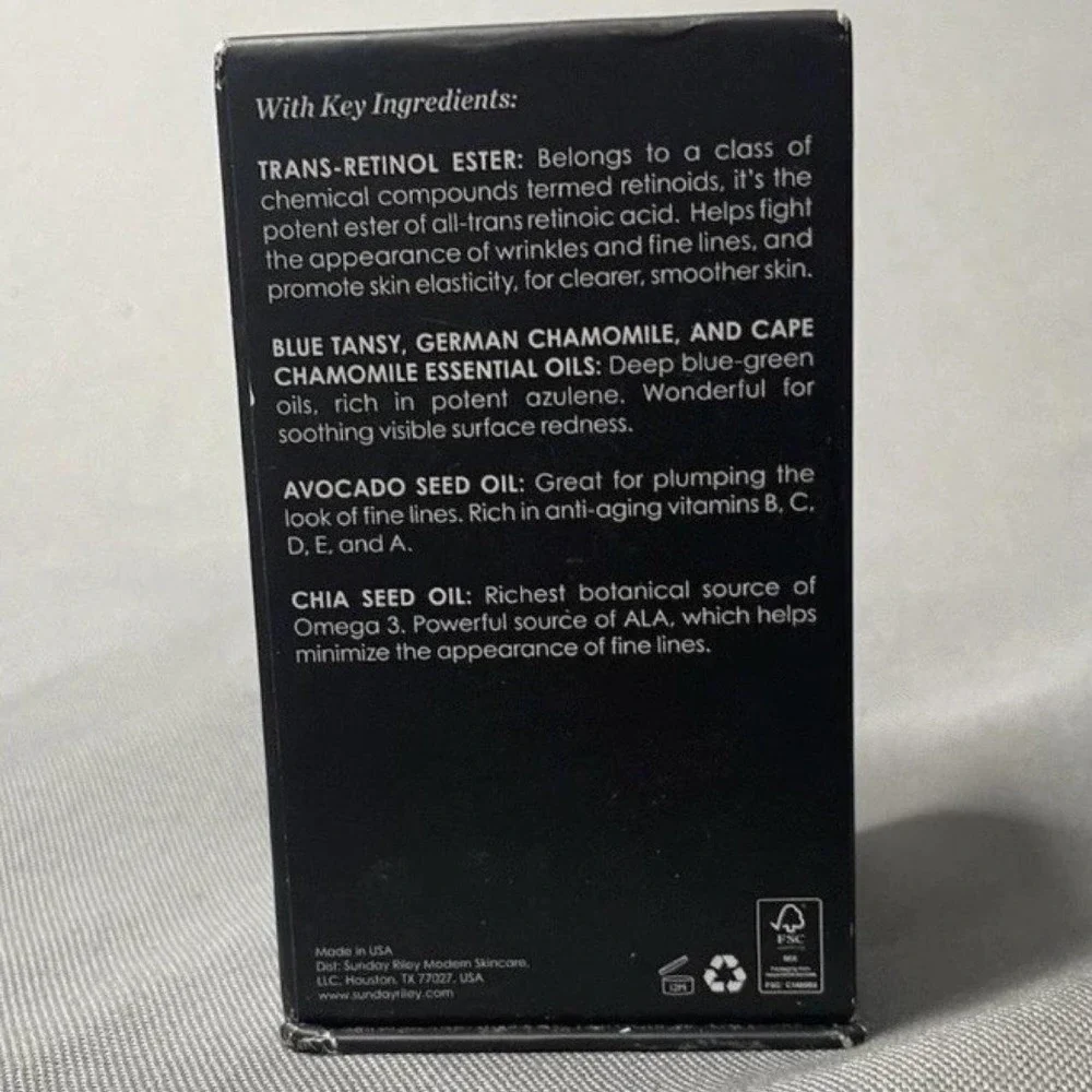 Sunday Riley Luna Sleeping Night Oil Full size NIB